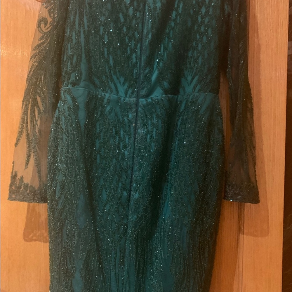 Midi green dresses size 12